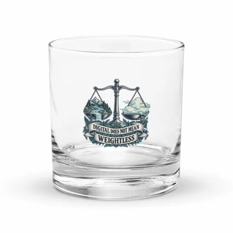 Digital does not mean weightless, rocks glass