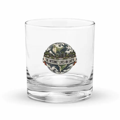 The internet lives on Earth, rocks glass
