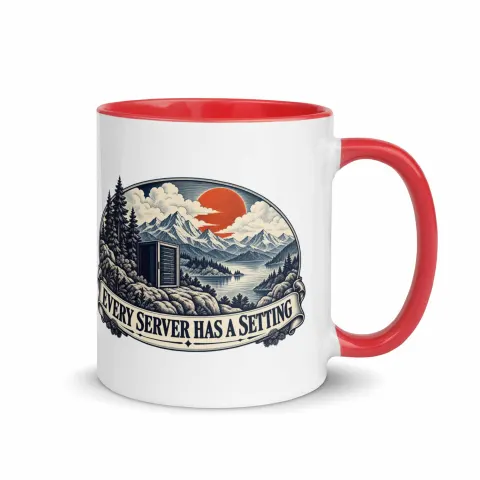 Every server has a setting, color inside mug