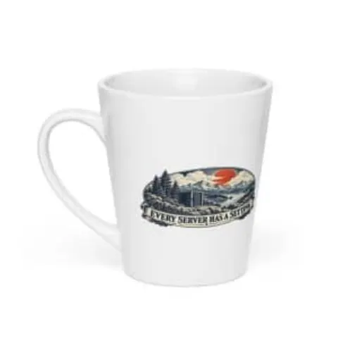 Every server has a setting, latte mug