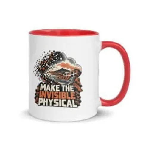 Make the invisible physical, color inside mug