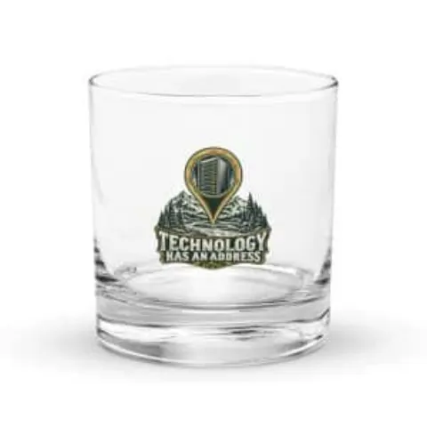 Technology has an address, rocks glass