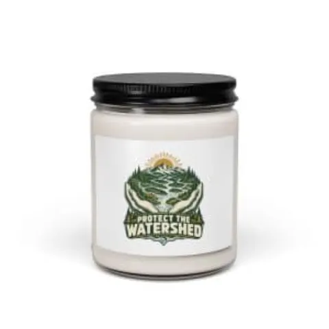Protect the watershed, candle