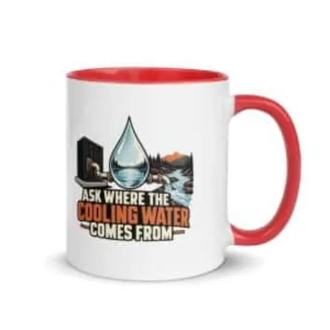 Ask where the cooling water comes from, color inside mug
