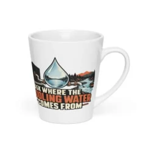 Ask where the cooling water comes from, latte mug