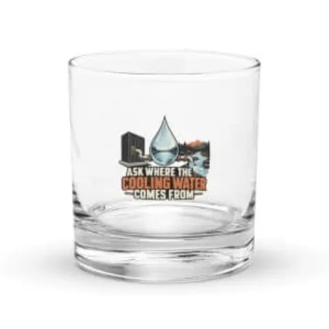 Ask where the cooling water comes from, rocks glass