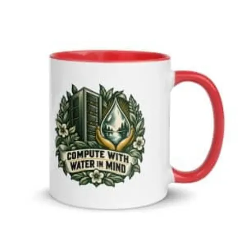 Compute with water in mind, color inside mug