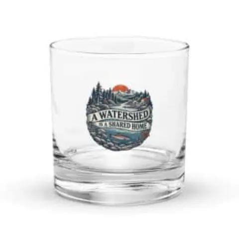 A watershed is a shared home, rocks glass