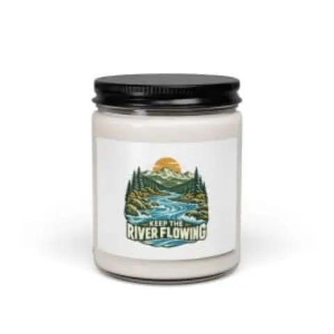 Keep the river flowing, candle