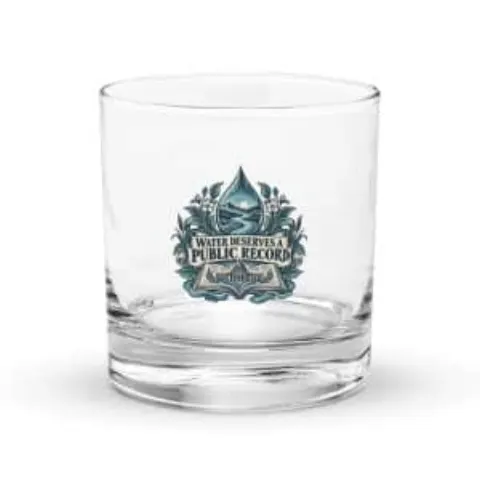 Water deserves a public record, rocks glass