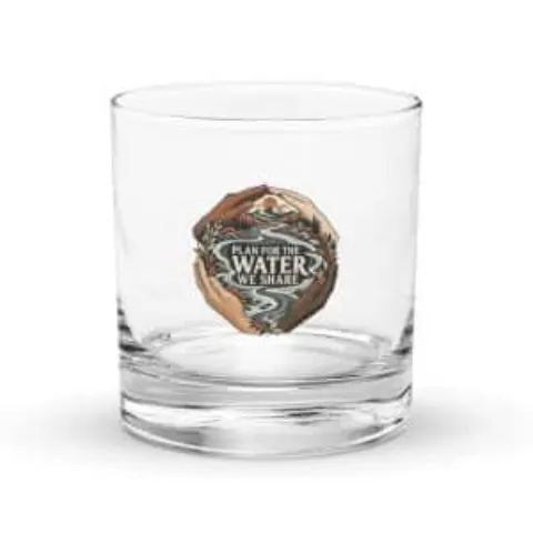 Plan for the water we share, rocks glass