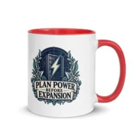 Plan power before expansion, color inside mug