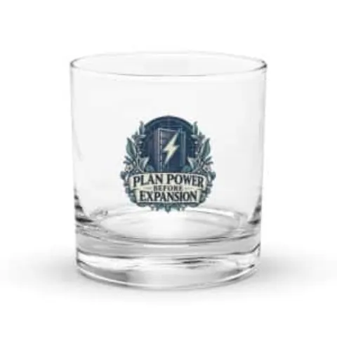 Plan power before expansion, rocks glass
