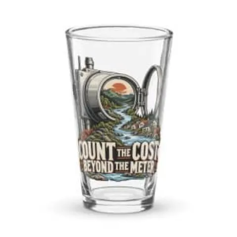 Count the cost beyond the meter, pint glass