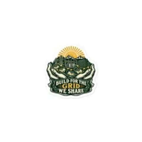 Build for the grid we share, sticker