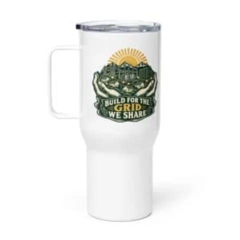 Build for the grid we share, travel mug
